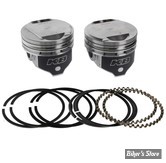 ECLATE G - PIECE N° 19 - Kit pistons Keith Black (KB) - BigTwin Evolution 84/99 1340cc - COMPRESSION : 9.5:1 (HC) - COTE : +0.000 - HYPEREUTECTIC - KB305