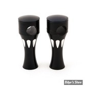 RISERS - HAUTEUR : 100MM / 4" - KEN'S FACTORY - RAINURES - NOIR - 2-001