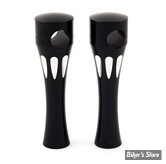 RISERS - HAUTEUR : 150MM / 6" - KEN'S FACTORY - RAINURES - NOIR - 2-002