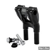 POUR GUIDON DE Ø 25.40 MM - ISOLATED KICKBACK RISER SET - GUIDON DE 25MM /  HAUTEUR : 200MM - NOIR -  UN-ISO-58-B