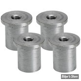 ENTRETOISE CYLINDRIQUE - FILETAGE 5/16"-18 - DIAMÈTRE EXT : 19,05MM - LONGUEUR  : 25,40MM - ACIER - AVEC BRIDE - 001278 - LES 4 PIÈCES