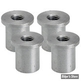 ENTRETOISE CYLINDRIQUE - FILETAGE 3/8"-16 - DIAMÈTRE EXT : 19,05MM - LONGUEUR  : 25,40MM - ACIER - AVEC BRIDE - 001279 - LES 4 PIÈCES