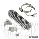 PARE CHALEUR - POUR TUBE DE 1 3/4" DE DIAMETRE - LOWBROW CUSTOMS - FINNED - 6" - POLI