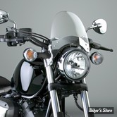 Saute Vent National Cycle USA - Fly Screen - 44/50 mm - SUPPORT : CHROME  / ECRAN : TEINTE CLAIR LIGHT GRAY 26% TINT - N2554-001