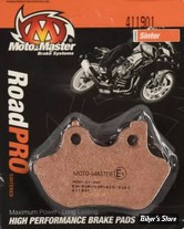 PLAQUETTES -  OEM 44082-00 - MOTO MASTER - ROADPRO BRAKE PADS - METAL FRITTE - 411901