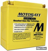 BATTERIE - 65989-97C - MOTOBATT BATTERIE MBTX20UHD - JAUNE