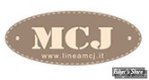 SORTIES / EMBOUTS D'ECHAPPEMENT MCJ - ROYAL 80 - LONG TOP FINNED - FINITION : NOIR