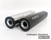 - SILENCIEUX - MILLER - SPORRSTER 86/03 - SILVERADO - EMBOUT : STANDARD : NOIR  / CORPS : POLI - HOMOLOGUE -  HD-SP-S-X49.01