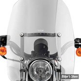 PARE BRISE NATIONAL CYCLE - SPARTAN - SOFTAIL FLSTC/FLSTF 86/17 - PARE BRISE REMPLACEMENT - HAUTEUR : 17" / 43CM