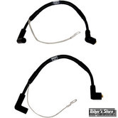Ø X - FILS DE BOUGIES UNIVERSEL NOLOGY - HOTWIRES - UNIVERSEL 30" / DROIT - NOIR