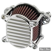 - FILTRE A AIR - JOKER MACHINE - OMEGA AIR CLEANER ASSEMBLIE - SPORTSTER 07UP - FINNED - CHROME