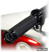 POIGNEES - PERFORMANCE MACHINE - 82UP / CABLE - OVERDRIVE GRIPS - NOIR - 0063-2081-B