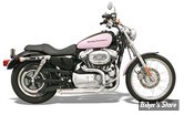 ECHAPPEMENT BASSANI - PRO-STREET - SPORTSTER 86/03 AVEC COMMANDE AVANCEE - SLASH-CUT - CHROME