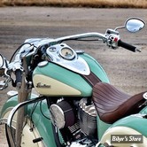 GUIDON - INDIAN CHIEF / VINTAGE / DARK HOSE / SPRINGFIELD - KLOCK WERKS - PRAIRIE - HAUTEUR : 8" - AVEC PERCAGES - CHROME - KW05-01-0336