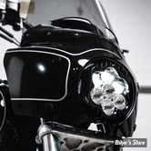 7" - OPTIQUE CUSTOM DYNAMICS  - SHARK DEMON™ LED HEADLIGHT KIT FOR MEMPHIS SHADES ROAD WARRIOR® FAIRING - SD2-MSRW-W