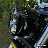 7" - OPTIQUE CUSTOM DYNAMICS  - SHARK DEMON™ LED HEADLIGHT KIT FOR DYNA, SOFTAIL & SPORTSTER - SD2-PM-W