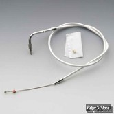 CABLE DE TIRAGE POUR BIGTWIN & SPORTSTER 96UP - LONGUEUR :101.60 CM - OEM 00000-00 - BARNETT - 32" + 8 - PLATINIUM