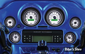 - KIT D'INSTRUMENTS - TOURING 04/13 - DAKOTA DIGITAL - SÉRIE MVX-8604 - 6 INSTRUMENTS - MVX-8K Series, Analog/Digital Plug-in Instrumentation -  CERCLAGES NOIR - MVX-8604-WK-K