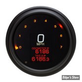 ECLATE A1 - PIECE N° 25 - COMPTEUR / COMPTE TOURS DIGITAL DAKOTA DIGITAL - MLX-2000 AVEC COMPTE-TOUR - SOFTAIL 11UP / DYNA 12/17 / FLHR 14UP - ENTOURAGE : NOIR - MLX-2011-K