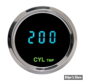JAUGE DE TEMPERATURE DE CULASSE  DE TABLEAU DE BORD- TOURING 96/06 - DAKOTA DIGITAL - SERIE 3000 ODYSSEE II - DIAMETRE 2 1/16" / 52MM - HLY-3111