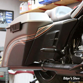 CACHES LATERAUX - PAUL YAFFE'S BAGGER NATION - SCOOPED SWOOP SIDE COVERS - POUR TOURING 09/13 - SACOCHES RALLONGEES