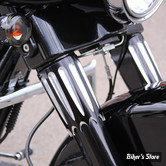 ECLATE N - PIECE N° 68 - COUVRES TUBES DE FOURCHE PAUL YAFFE - Bagger nation - Yafterburner - FLHT86UP - NOIR