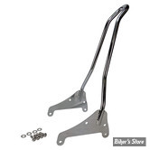 - KIT SISSY BAR FIXE - SOFTAIL FLDE / FLHCS / FLHC / FLSL / FXBB / FXST 18UP - TC BROS - KICKBACK SISSY BAR - NOIR  - 106-0110