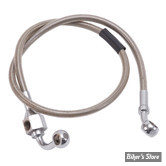 DURITE DE FREIN ARRIERE - SPORTSTER 87/99 - LONGUEUR : 33" - OEM 44438-87 / 44438-87A - RUSSELL - INOX - R08834DS