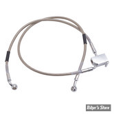 DURITE DE FREIN ARRIERE - SOFTAIL FLST / FLSTC / FLSTF / FLSTS 00/06 - LONGUEUR : +000 - OEM 45156-00 - RUSSELL - INOX - R08838DS