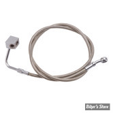 DURITE DE FREIN ARRIERE - SOFTAIL FLST / FLSTC / FLSTF / FLSTS - LONGUEUR : +000 - OEM 40957-87 / C - RUSSEL - INOX - R08839DS