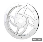 66 DENTS / 20mm - POULIE ARRIÈRE -CUSTOM TYPE - RICK'S MOTORCYCLES - DESIGN : FREE STYLE - POLI - 10-0002066-7