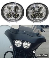 OPTIQUE DE PHARE LED - TOURING FLTR 04/13 - CUSTOM DYNAMICS - TRUBEAM® HEADLIGHT - CHROME - CDTB-575OV-C