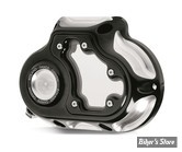 DOC A / PIÈCE N° 36A - CARTER DE DEBRAYAGE - OEM 25800054 / 25800055 / 25800057 - M8 TOURING 2017/2020 - ROLAND SANDS DESIGN - CLARITY CLUTCH COVER - CONTRAST CUT - 0177-2066-BM