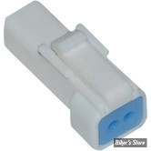 PRISE JST SERIES - 2 BROCHES  OEM 69200305 - MALE - COULEUR : BLANC  - NAMZ - NJST-02R
