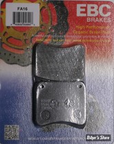 PLAQUETTES - DUCATI / TRIUMPH - OEM 0000000 - EBC 1 - FA - ORGANIQUE - FA16