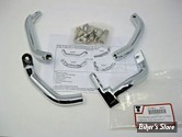 - ECLATE Y - PIECE N° 06 / 07 / 08 - KIT SUPPORT DE MARCHEPIEDS - TOURING 83/08 - OEM 47365-83C / 50622-83C / 50518-83B - VERSION RALLONGÉE- CHROME