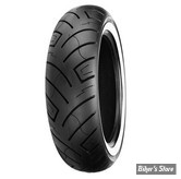 150/80H16 / 71H - AV - PNEU SHINKO 777 WW - TUBELESS - FLANCS BLANC