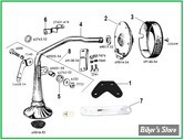  ECLATE K - PIECE N° 00 - ECLATE DES PIECES DE KLAXON - SPORTSTER 1952 /1985