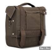 SAC BURLY BRAND - BURLY VOYAGER SINGLE SADDLEBAG - DARK OAK - B15-1000D