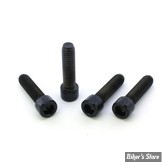 ECLATE N - PIECE N° 07 - KIT VISSERIE DE TES DE FOURCHE - OEM 3056 - SPORTSTER 04/20 - SCREWS4BIKES - NOIR BRILLANT - 4 VIS - GK.HD.1.swg