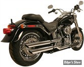 SILENCIEUX RUSH - SOFTAIL FLSTF / FLSTFB / FXSTD / FXSTSSE 07/16 - SLASH DOWN - CHROME - 2.00