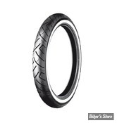 100/90H19 / 61H - AV - PNEU SHINKO 777 RENFORCE WW TL - TUBELESS - FLANCS BLANC