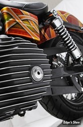 ECLATE I - PIECE N° 18 - CARTER PRIMAIRE EXTERNE - EMD ESTEVES MOTORCYCLE DESIGN - DYNA 07/17 - SNATCH - FINITION : BLACK CUT / NOIR