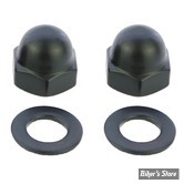 - KIT DE VISSERIE DE RÉTROVISEUR - OEM 7720 / 7736 (ECROU) / 7127 (RONDELLE) - SCREWS4BIKES - NOIR MAT - SM.HD.1.swm
