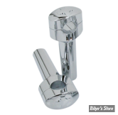 RISERS ZODIAC / CROSS BLADE - RISERS ZODIAC - FUSION - CROSS BLADE - HAUTEUR : 5" (127MM) - CHROME