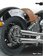   SILENCIEUX - V-PERFORMANCE - INDIAN SCOUT 2015/2020 - DOUBLE SLIP-ON - SLASH CUT - CHROME - AIND0080003