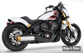 SILENCIEUX -  FREEDOM PERFORMANCE - INDIAN SCOUT 2025UP - INDIAN SCOUT 4" SLIP-ONS - CORPS : CHROME / EMBOUT SOLID : GOLD LIBERTY - IN00564