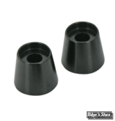 EXTENSIONS DE RISERS - POUR DIAMETRE DE RISERS / GUIDON DE 32,00MM (1 1/4") - HAUTEUR : 12.70MM (1/2") - DESIGN TAPERED - NOIR