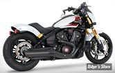 SILENCIEUX -  FREEDOM PERFORMANCE - INDIAN SCOUT 2025UP - INDIAN SCOUT 4" SLIP-ONS - CORPS : NOIR / EMBOUT SOLID : NOIR LIBERTY - IN00565