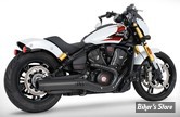 SILENCIEUX -  FREEDOM PERFORMANCE - INDIAN SCOUT 2025UP - INDIAN SCOUT 4" SLIP-ONS - CORPS : NOIR / EMBOUT SOLID : NOIR EAGLE - IN00579